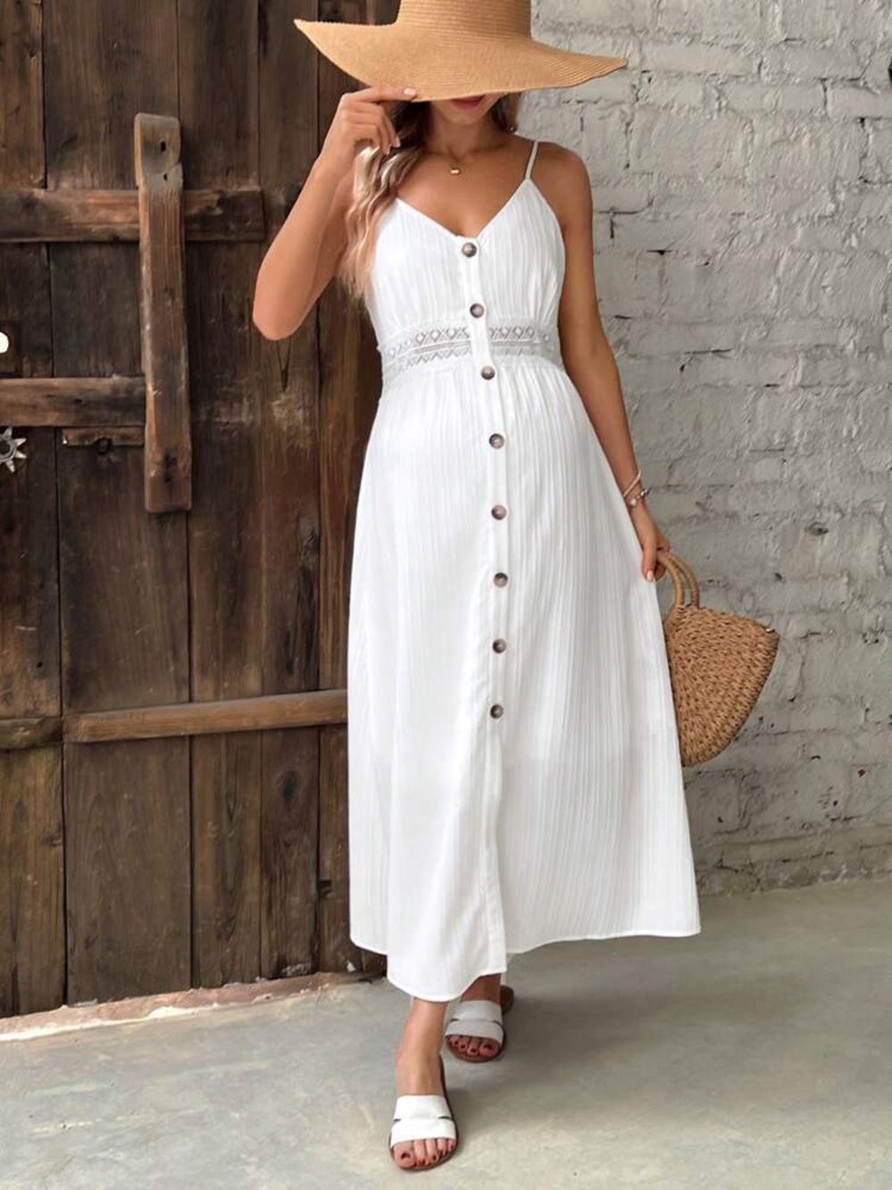 3/$15
SHEIN BUTTON FRONT MAX DRESS